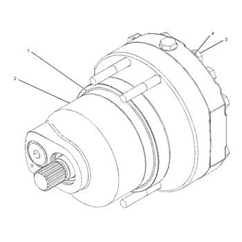 228-3238 20R6810 Para la excavadora CAT 374D 374F Motor de viaje hidráulico