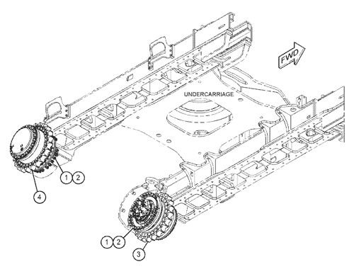 455-2770 155-9198 455-2772 455-2771 Para el CAT 390D 390F 385C Excavadora de viaje, montaje y accionamiento final Motor de viaje original