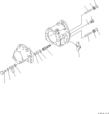 708-1L-00330 708-1L-04110 708-7L-04113 RM7081L00330 Para la excavadora Komatsu D61EX-12A-W D61PX-12A-W