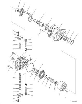 708-7F-00050 708-7F-11130 708-7L-04180 Para Komatsu D65EX-18EO D65EXI-18EO D65PX-18EO D65WX-18E0 Bulldozer PUMPA HSS hidráulica