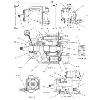 1071246 CA1071246 107-1246 Para el cat 65C 70C 75C 85C CHALLENGER bomba hidráulica principal bomba de pistón bomba de pistón bomba ASSY bomba GP-PISTON mercado de repuestos de alta calidad original