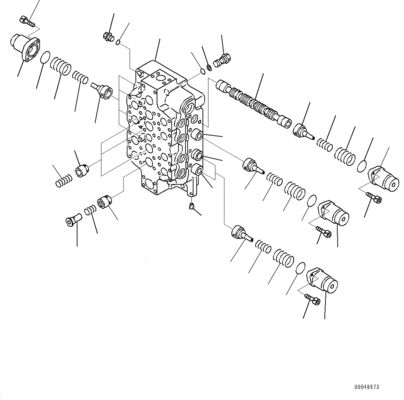 Válvula de control principal hidráulica NO.2 Aplicable para la excavadora Komatsu PC1250LC-8 PC1250-8 PC1250SP-8 PC1250-8R