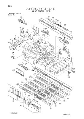4398652 4454201 4372039 Para HITACHI ZX200LC ZX200-3G ZX225US ZX240-AMS Excavadora hidráulica válvula de control principal piezas de maquinaria de construcción mercado de repuestos de alta calidad original