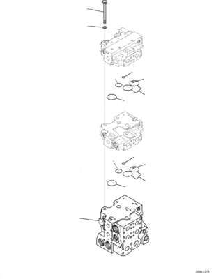 723-63-24100 723-64-24100Para Komatsu D65EX-15 D65EX-15E0 D65PX-15 D65PX-15E0 D65WX-15E0 BULLDOZERS Máquina de construcción de válvulas de control principal hidráulica piezas de repuesto de alta calidad original
