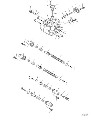 709-12-11809 7091211809 Para Komatsu WA800-3E0 WD900-3 WA900-3 DOZERAS de ruedas válvula de control principal hidráulica piezas de maquinaria de construcción mercado de repuestos de alta calidad original