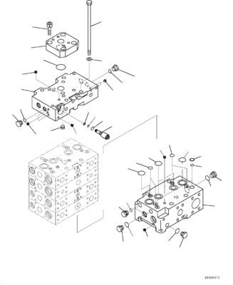 723-44-14100 7234414100 Para Komatsu WD600-6 DOZERAS DE RUEDAS Válvula de control hidráulico de la maquinaria de construcción piezas de repuesto de alta calidad original