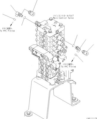 723-21-04200 7232104200 723-29-50601 723-29-50600 Para Komatsu PC78MR-6 PC78US-6 PC78UU-6 PARTES de excavadoras válvula de control principal hidráulica mercado de repuestos original