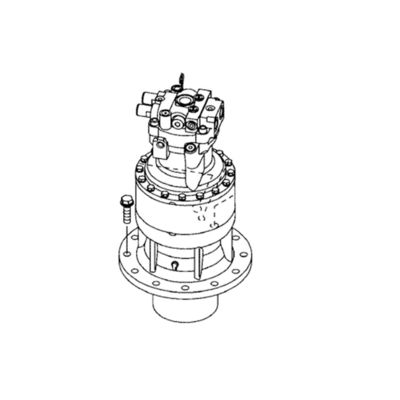 KRC10010 Dispositivo de balanceo / caja de cambios de balanceo / engranaje de reducción de balanceo para el caso SH200-5 CX210C CX210B PARTES DE EXCAVADORES