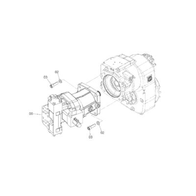 4651466 PARA HITACHI ZX170W-3 ZX190W-3 MOTOR DE VIAJE VIAJE CONVENCIÓN FINAL VIAJE GP-FINAL -Con el motor después del mercado original