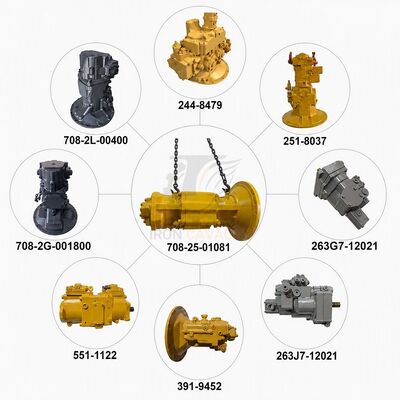 708-25-01081 708-25-01084 Hydraulic Main Pump High Quality Piston Pump Assembly PC200-3 IRON CAVALRY